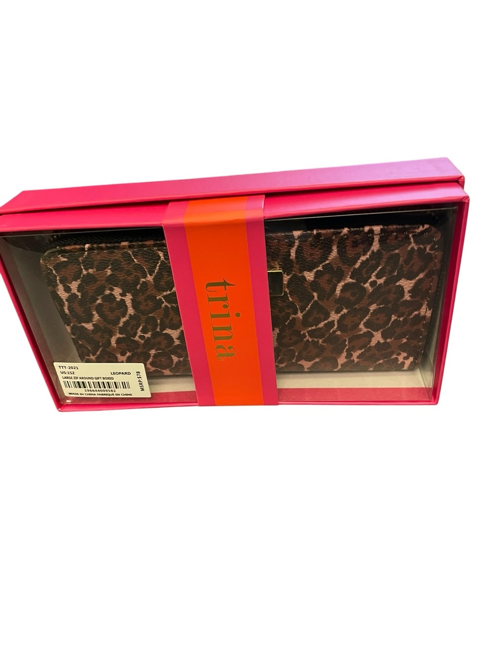Trina Turk Leopard Print Phone Case - Brown and Black